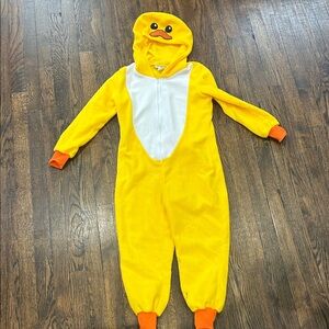 Yellow Duck Onesie Costume size medium